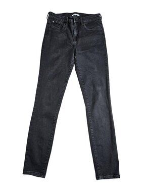 STS Blue Ellie High Rise Jeans Womens 28L Black Skinny Stretch Denim Pants